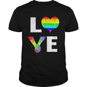 Lgbt Rainbow Love Heart Shirt
